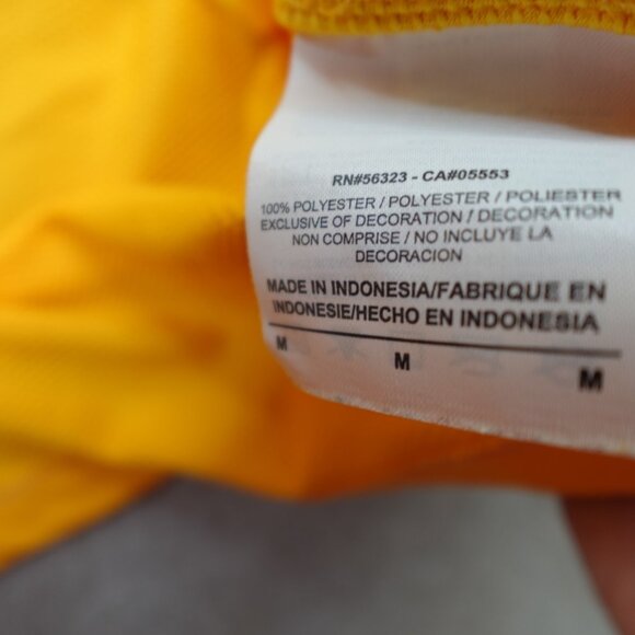 Nike Soccer Jersey Medium Yellow Goalie Long Sleeve 448226 - Picture 6 of 13